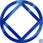 logo de servicio sobre globo terraqueo